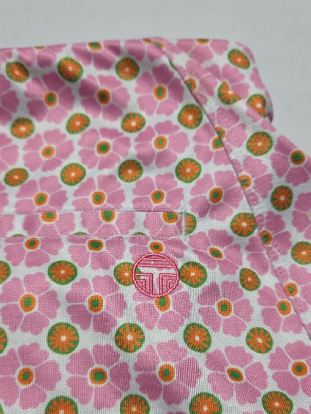 TORY BURCH Sport Pink Daisy-Print Mini Skirt - Picture 5 of 6